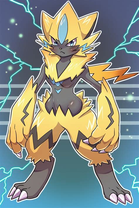 zara pokemon|zeraora pokemon entry.